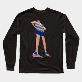 Transparent Allan From the Front Row, inspired by the Barbie movie Active Long Sleeve T-Shirt